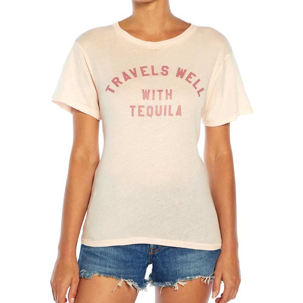 NWT Wildfox Travels Well with Tequila Tee T-Shirt